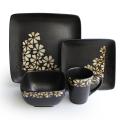 American Atelier Jasmine White 16-piece Dinnerware Set