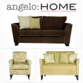 angelo:HOME Crawford Brown and Lotus Green Microfiber 3 piece Collection