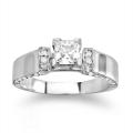 14k Gold 1 1/10ct TDW Certified Clarity-enhanced Diamond Engagement Ring ...