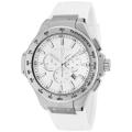 Swiss Legend Men's 'Maverick' White Rubber Chronograph Watch