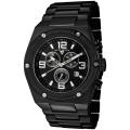Swiss Legend Men's 'Throttle' Black Ion-Plated SS Chronograph Watch