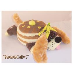 Pancake Puppy 'Banana Cakes' Stuffed Animal