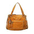 Fossil 'Liberty' Tan Leather Satchel Handbag