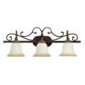 Aztec Lighting Traditional 3-light Golden Bronze Wall Sconce