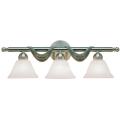 Aztec Lighting Contemporary 3-light Brushed Nickel Wall Sconce