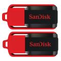 SanDisk 8GB Cruzer Switch USB Flash Drive (Pack of 2)