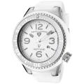 Swiss Legend Men's 'Neptune' White Dial White Rubber Watch