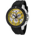 Swiss Legend Men's 'Evolution' Black Rubber Chronograph Watch