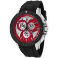 Swiss Legend Men's 'Evolution' Black Rubber Chronograph Watch