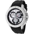 Swiss Legend Men's 'Evolution' Black Rubber Chronograph Watch