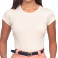 American Apparel Women's Creme Short Sleeve Top (XL)