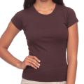 American Apparel Women's Brown Short Sleeve Top