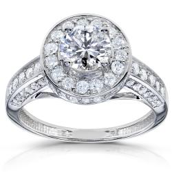 14k White Gold 1 1/3ct TDW Diamond Engagement Ring (H-I, I1-I2)