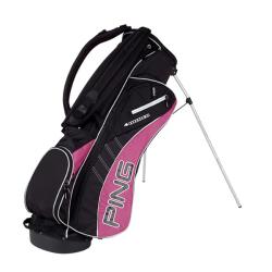 Ping Women's 4 Under Black/ Pink Golf Stand Bag