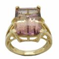 D'sire 10k Yellow Gold Ametrine Fashion Ring