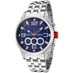 Red Line Men's 'Boost' Blue Dial Stainless Steel Chronograph Watch