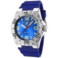 Swiss Legend Men's 'Expedition' Blue Dial Blue Silicon Watch
