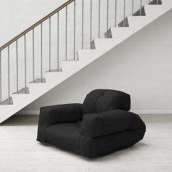 Black Fresh Futon Hippo