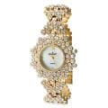 Peugeot Women's '7029G' Goldtone Crystal Watch