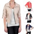 Ci Sono by Journee Junior's Lightweight Cuffed Sleeve Cotton Jacket