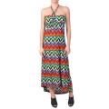 Ci Sono by Journee Junior's Tribal Print Halter Top Maxi Dress