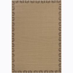 Hand-woven Mandara Tan Rug (10' x 10')