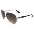 Emporio Armani Men's EA 9704 V8N Light Gold Metal Aviator Sunglasses