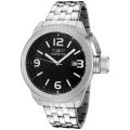 Invicta Men's 'Corduba' Black Dial Stainless Steel Watch