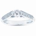 14k White Gold 1/2ct TDW Diamond Engagement Ring (H-I, I1)
