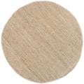 Hand-woven White Thrasher Jute Rug (8' Round)