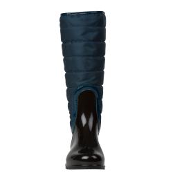 Burberry Women's Blue Quilted Insulated Rain Boots