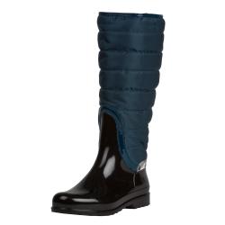Burberry Women's Blue Quilted Insulated Rain Boots