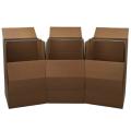 Brown Corrugated Cardboard Wardrobe Moving Boxes (Pack of Six)