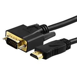 6-foot Black VGA to HDMI M/M Cable