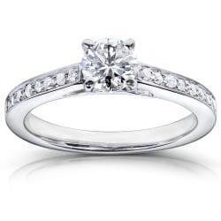 14k White Gold 5/8ct TDW Diamond Engagement Ring (H-I, I1-I2)