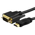 6-foot Black VGA to HDMI M/M Cable