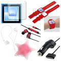 Case/ LCD Protector/ Charger/ Headset/ Wrap for Apple ipod Nano Gen 6