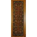 Indo Hand-tufted Mahal Rust/ Brown Wool Rug (2'4 x 7'8)