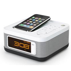 Memorex MI4604P Mini Alarm Clock Radio for iPod and iPhone