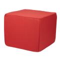 Brooklyn Sunbrella Outdoor 22-inch Square Ottoman-Textured Bright Colors