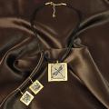 Handcrafted Brass Dragonfly Earring and Necklace Set (India)
