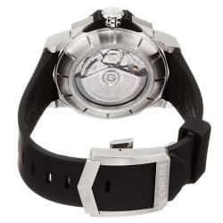 Corum Men's 'Admiral Cup' Black Dial Black Rubber Strap Watch