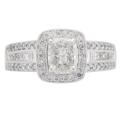 14k White Gold 1 1/8ct TDW Diamond Engagement Ring (H-I, I1-I2)