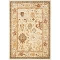 Oushak Cream/ Cream Powerloomed Rug (9'6 x 13')