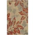 Hand-tufted Brown Flovowire New Zealand Wool Rug (9' x 13')