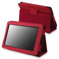 Red Leather Case with Stand for Amazon Kindle Fire