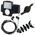 Black Armband/ Cable/ Headset/ Wrap for Apple iPod Nano 3rd Generation