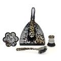 4-piece Tango Leopard Household Cleaning Set