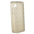 Clear Smoke Circle TPU Rubber Skin Case for Samsung Wave S8500