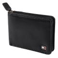 Tommy Hilfiger Men's Genuine Leather Slim Zip-A-Round Wallet